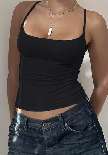 Women's Low Back Sexy Slim Fit Camisole Top