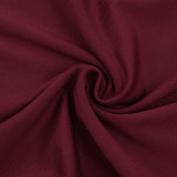 Women's Spring & Summer Halter Neck Lace-Up Low Back Solid Ruched Slim Waist Cropped Jumpsuit