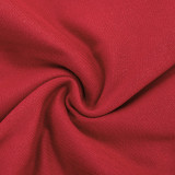 Women's Spring Solid Color Sexy Ruched Sleeveless Plunge Neck Slim Fit Bodysuit