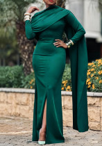 Women's Spring & Autumn Chic Elegant Printed V-Neck Long Sleeve Dress Women's Spring & Autumn Chic Elegant Printed V-Neck Long Sleeve Dress