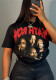 Women's Summer Letter Print Loose Short Sleeve T-Shirt