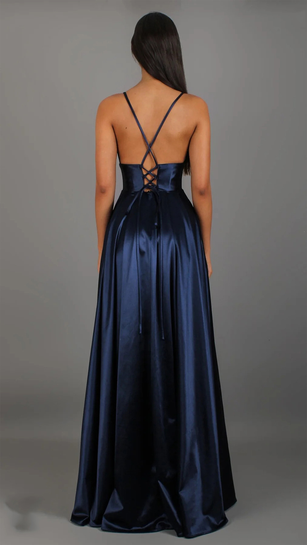 Women Summer Sexy V-Neck Solid Sleeveless Dress