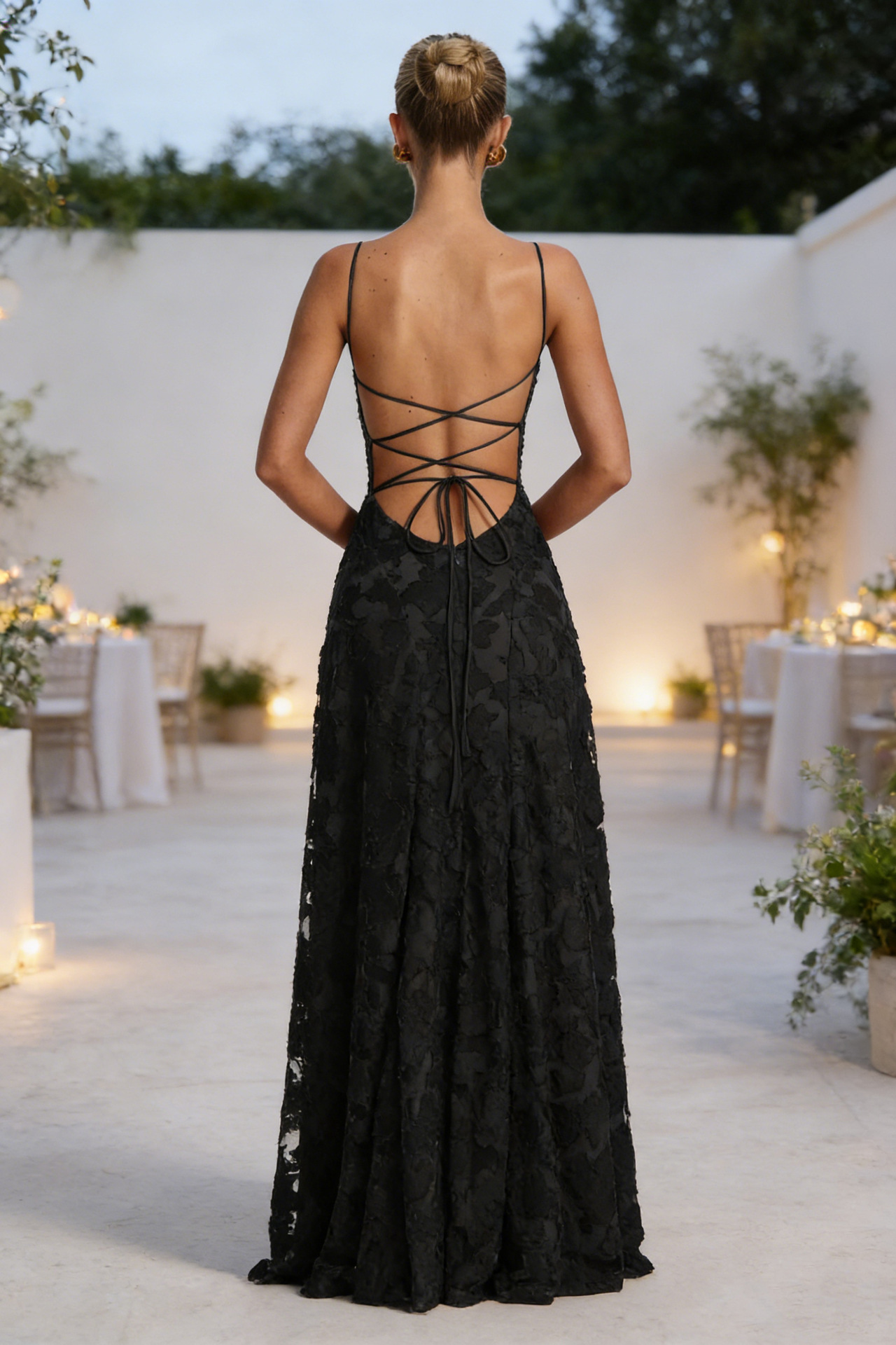 Women Burgunry Sexy Maxi Dress