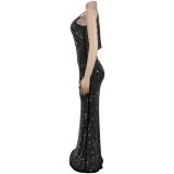 Women Sexy Beaded Dress