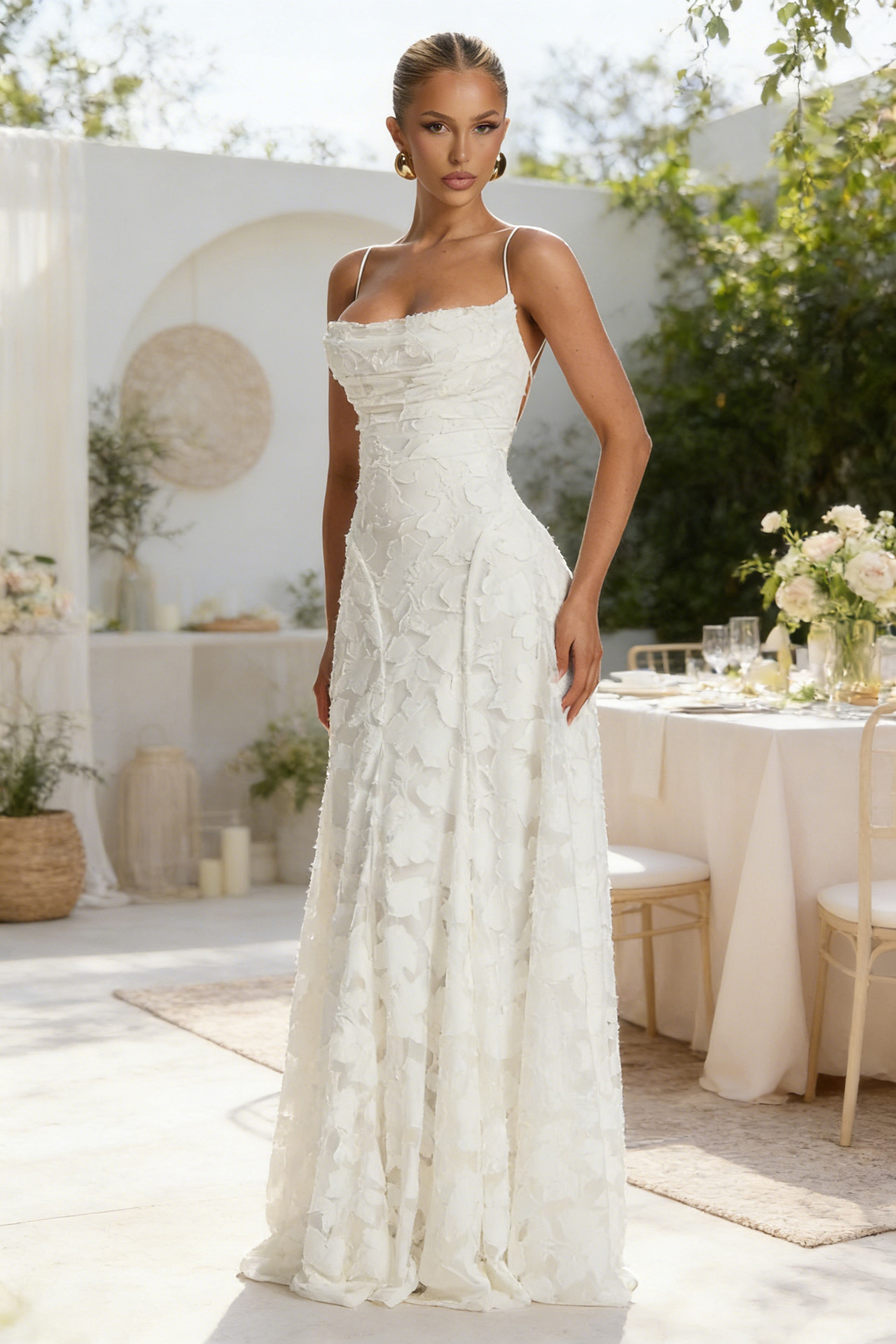 Women Burgunry Sexy Maxi Dress