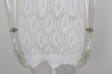 Women Summer Round Neck Knitting Sleeveless Cover-Up Solid Top
