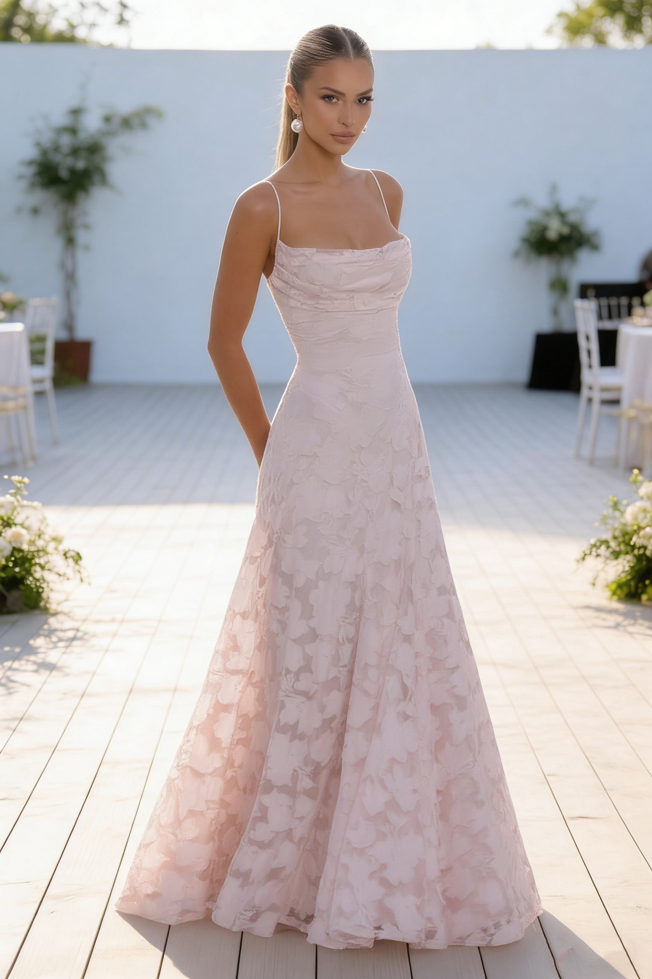 Women Burgunry Sexy Maxi Dress