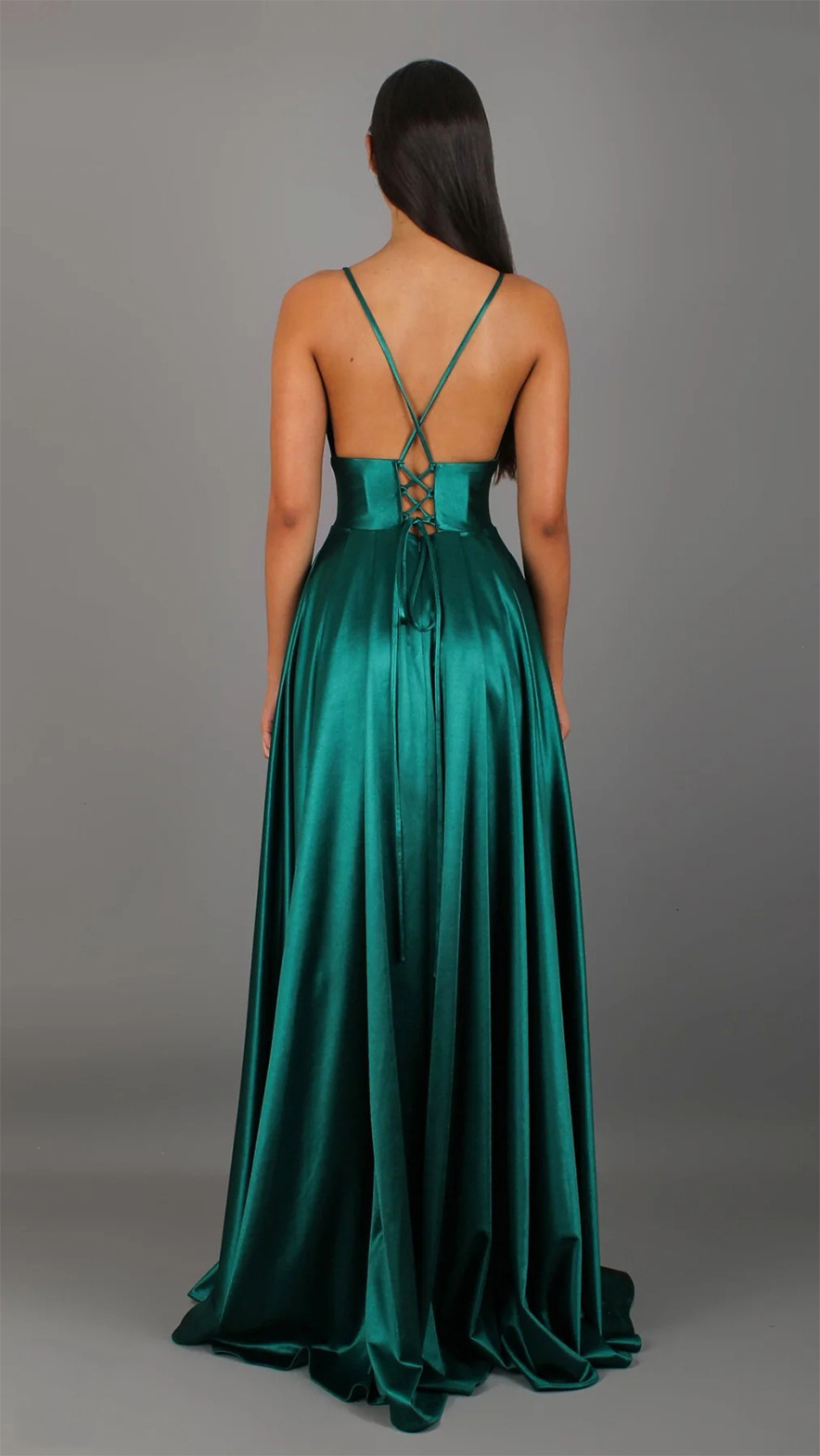 Women Summer Sexy V-Neck Solid Sleeveless Dress