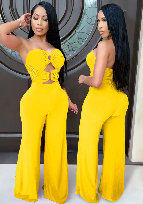 Women Sexy Bandeau Jumpsuit