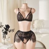 Sexy Lace Bikini Set See-Through Lingerie