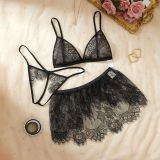 Sexy Lace Bikini Set See-Through Lingerie