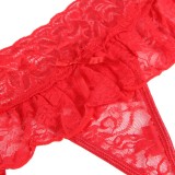 Plus Size Garter & Panty Lingerie Set