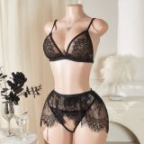 Sexy Lace Bikini Set See-Through Lingerie