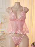 Spring / Summer Embroidered Lace See-Through Sexy Lingerie
