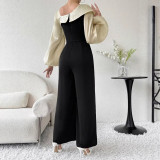 Women Spring/Autumn Long-Sleeved Casual Jumpsuit