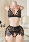 Sexy Lace Bikini Set See-Through Lingerie