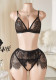 Sexy Lace Bikini Set See-Through Lingerie