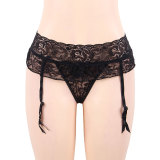 Plus Size Garter & Panty Lingerie Set