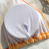 Women Striped Sexy Two-Piece Bikini Swimsuit