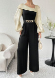 Women Spring/Autumn Long-Sleeved Casual Jumpsuit