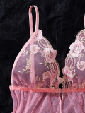 Spring / Summer Embroidered Lace See-Through Sexy Lingerie