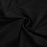 Spring Women's Solid Color Sexy Ruched Sleeveless Patchwork Mesh Slim Jumpsuit