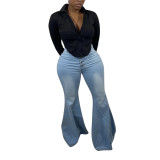 Women's Fashion Low Back Cut-Out Sexy Shirt