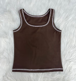 Women's Fashion Casual Vest & Wide-Leg Sports Pants Two-Piece Set