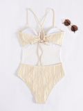 Women's Elegant Tie-Strap One-Piece Swimsuit
