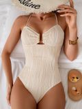 Women's Elegant Tie-Strap One-Piece Swimsuit