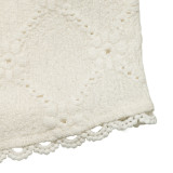 Women's Elegant Chic Lace Patchwork V-Neck Short-Sleeve Jacquard Blouse