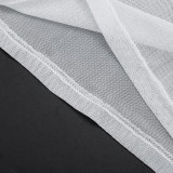 Women Round Neck Long-Sleeved Letter Print T-Shirt Blessed Shorts Two-Piece Set