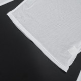 Women Round Neck Long-Sleeved Letter Print T-Shirt Blessed Shorts Two-Piece Set