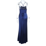 Women Sexy Strap Dress Formal Party Maxi Dress