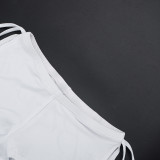 Women Round Neck Long-Sleeved Letter Print T-Shirt Blessed Shorts Two-Piece Set