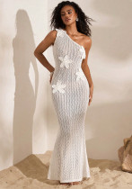 Women Solid Sexy Beach Cover-Up Bikini Beach Dress Women Solid Sexy Beach Cover-Up Bikini Beach Dress