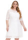 Plus Size Women Spring Summer Round Neck Lace Maxi Dress