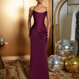 Women Sexy Strap Dress Formal Party Maxi Dress