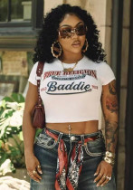Summer American Street-Style Graphic Print Loose Short Sleeve T-Shirt Summer American Street-Style Graphic Print Loose Short Sleeve T-Shirt
