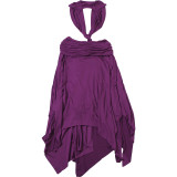 Summer Chic Sexy Deep V-Neck Low-Back Patchwork Dress