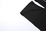 Women Summer Sexy Hollow Out Patchwork Solid Halter Neck Dress