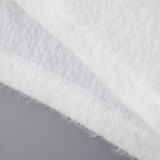 Women mink fleece sexy chain strapless top and skirt two-piece set