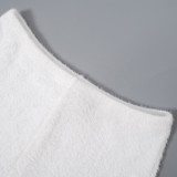 Women mink fleece sexy chain strapless top and skirt two-piece set