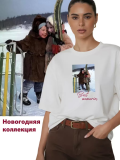 Women Cotton American Style Short-Sleeve Top T-Shirt