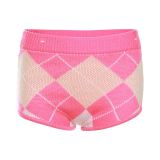 Autumn Women's Fashion Contrast Color High Waist Slim Shorts