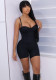 Fall/Winter Women's Slim Fit Low Cut Low Back Tight Slim Romper