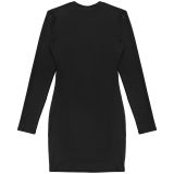 Women's Chic Cut Out Long Sleeve Slim Fit Solid Color Bodycon Dress
