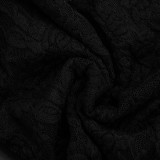 Spring Women's Solid Color Sexy Slim Fit Sleeveless Slit Lace Patchwork Evening Dress