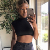 Women Summer Irregular Hollow-Out Sexy Top