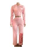 Women Casual Hoodies and Pants Two-Piece Set